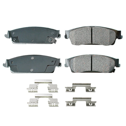 Akebono ProACT Pads & 345mm Rotors Rear Brake Kit for Cadillac Chevy GMC