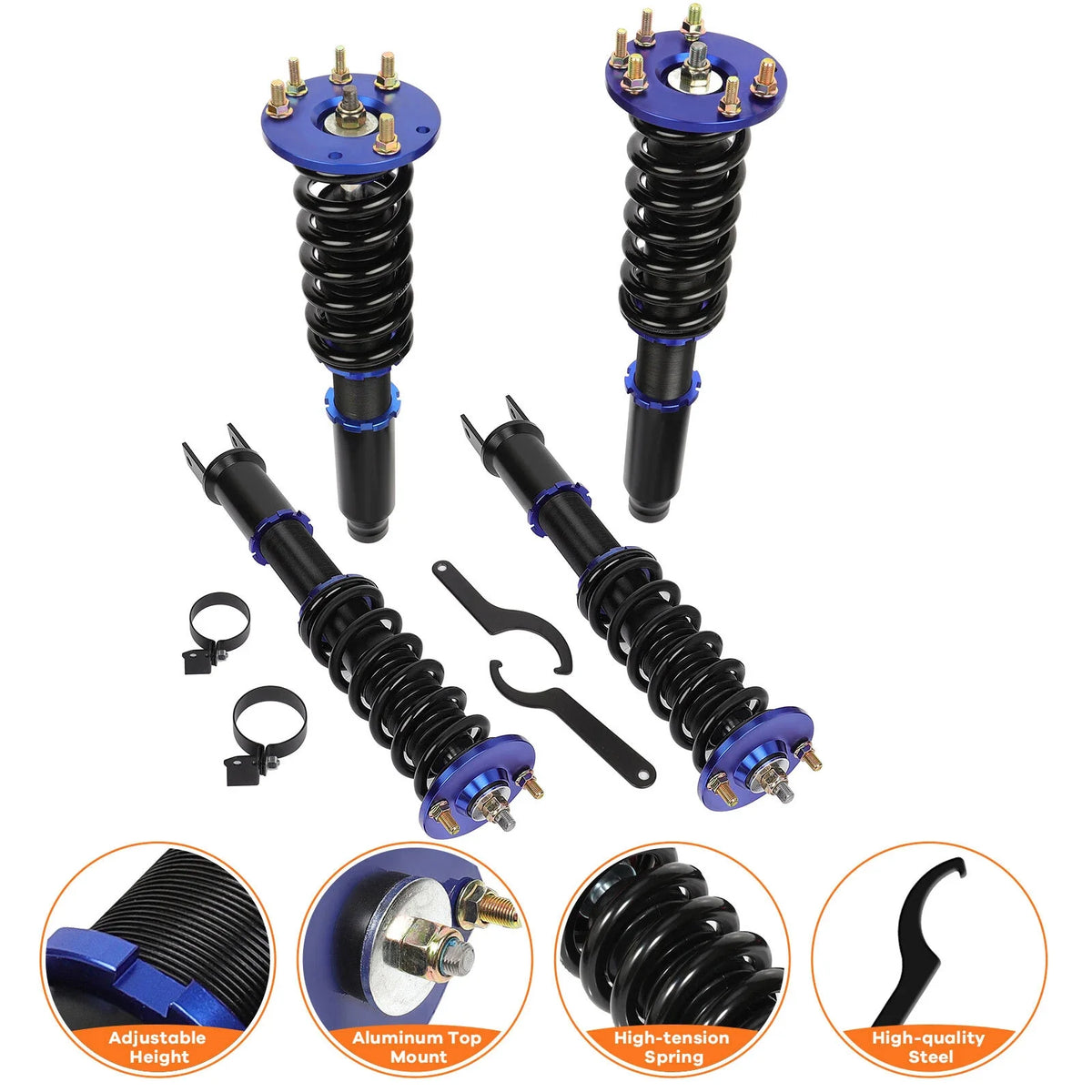 Coilovers for Mazda RX-8 (2004–2011) Adjustable Height Suspension Kit