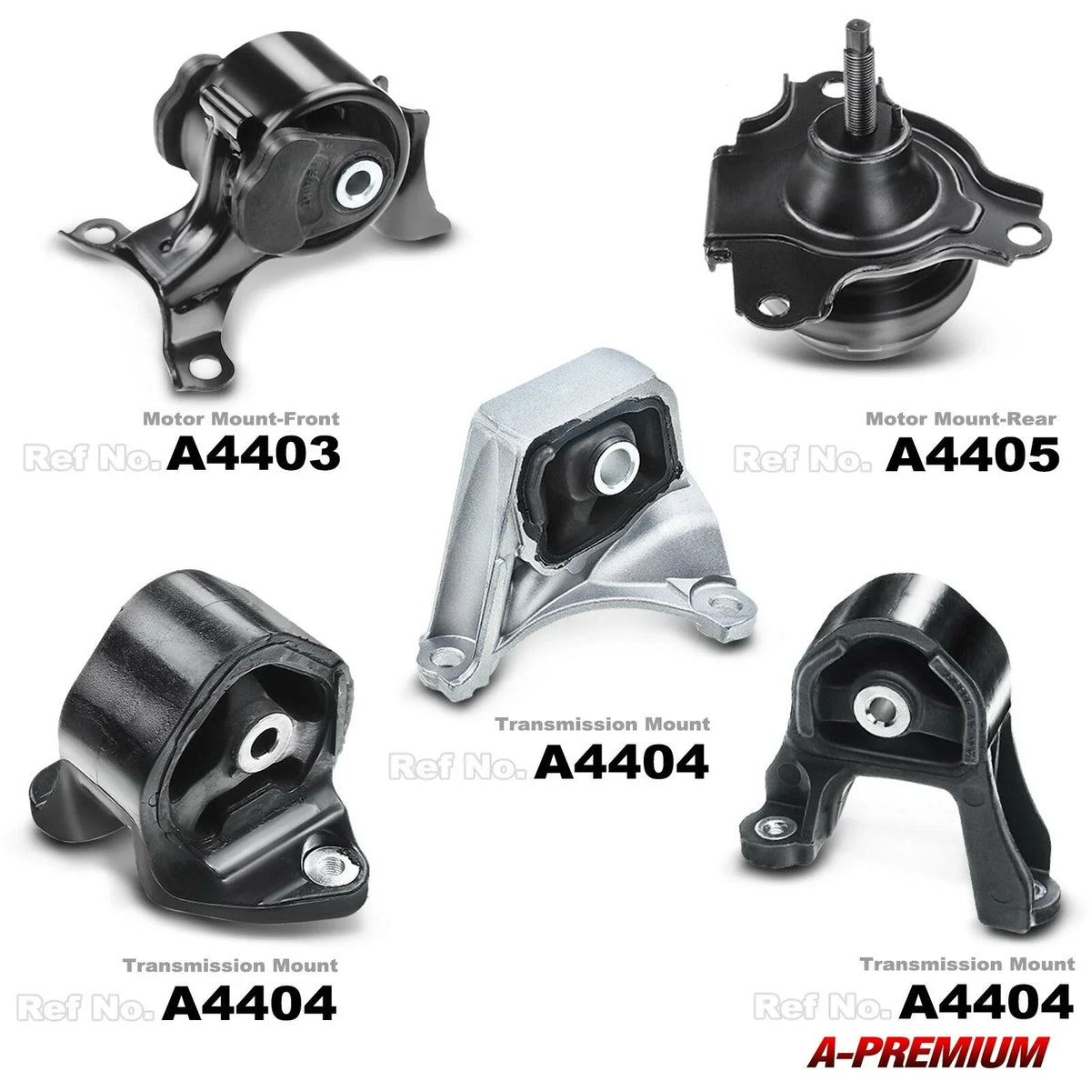 5 Engine Motor & Transmission Mounts for Honda CR-V 1997-2001