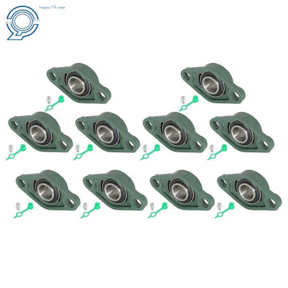 UCFL205-16 Pillow Block Flange Bearing Set - 10 Pieces (1" Bore)