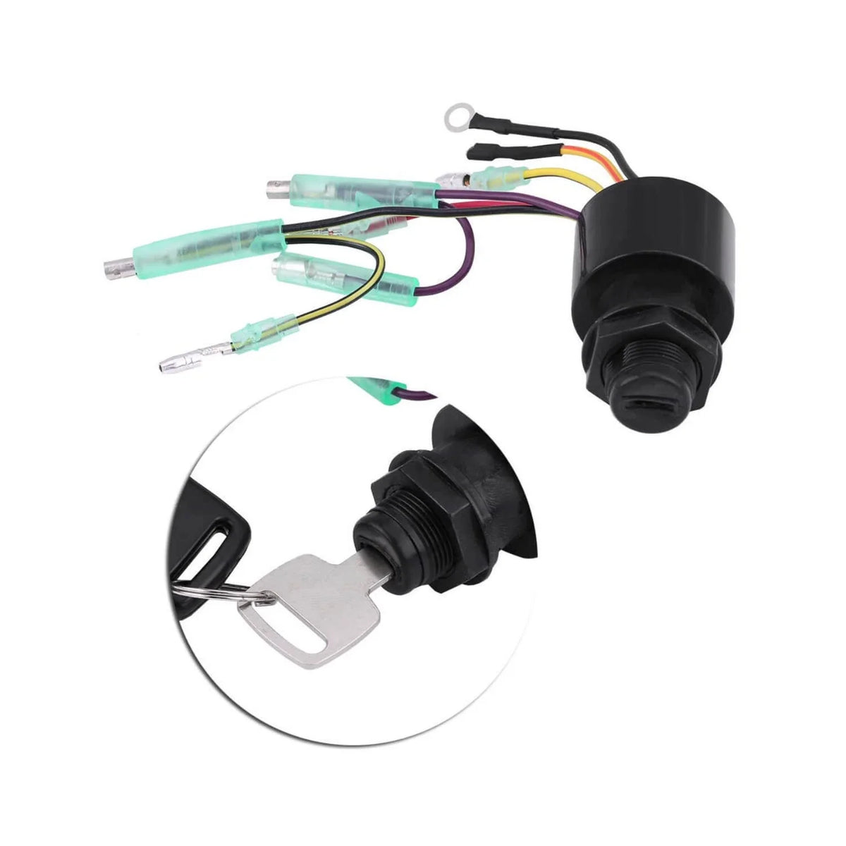 Key Switch Ignition for Mercury Marine Outboard (87-17009A5, MP41070-2)