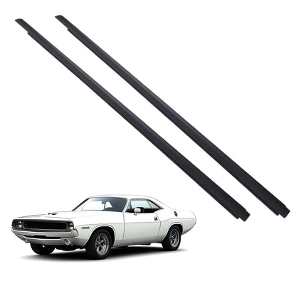 Door Window Belt Weather Strip for Dodge Challenger (2008–2017) 55399123AF 55399122AF