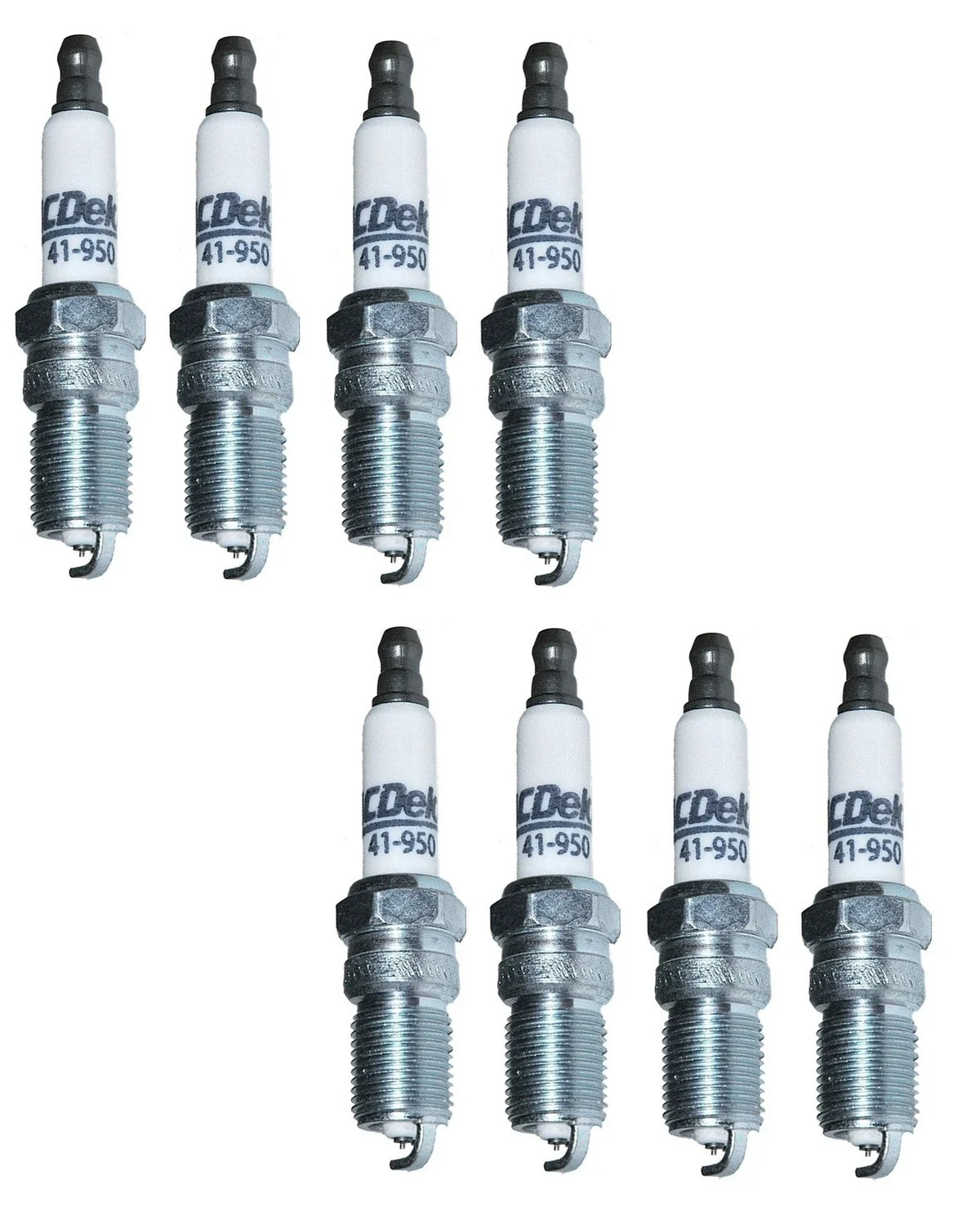 Set of 8 Spark Plugs for Ford E-250 (2010–2012) 4.6L V8 AC Delco