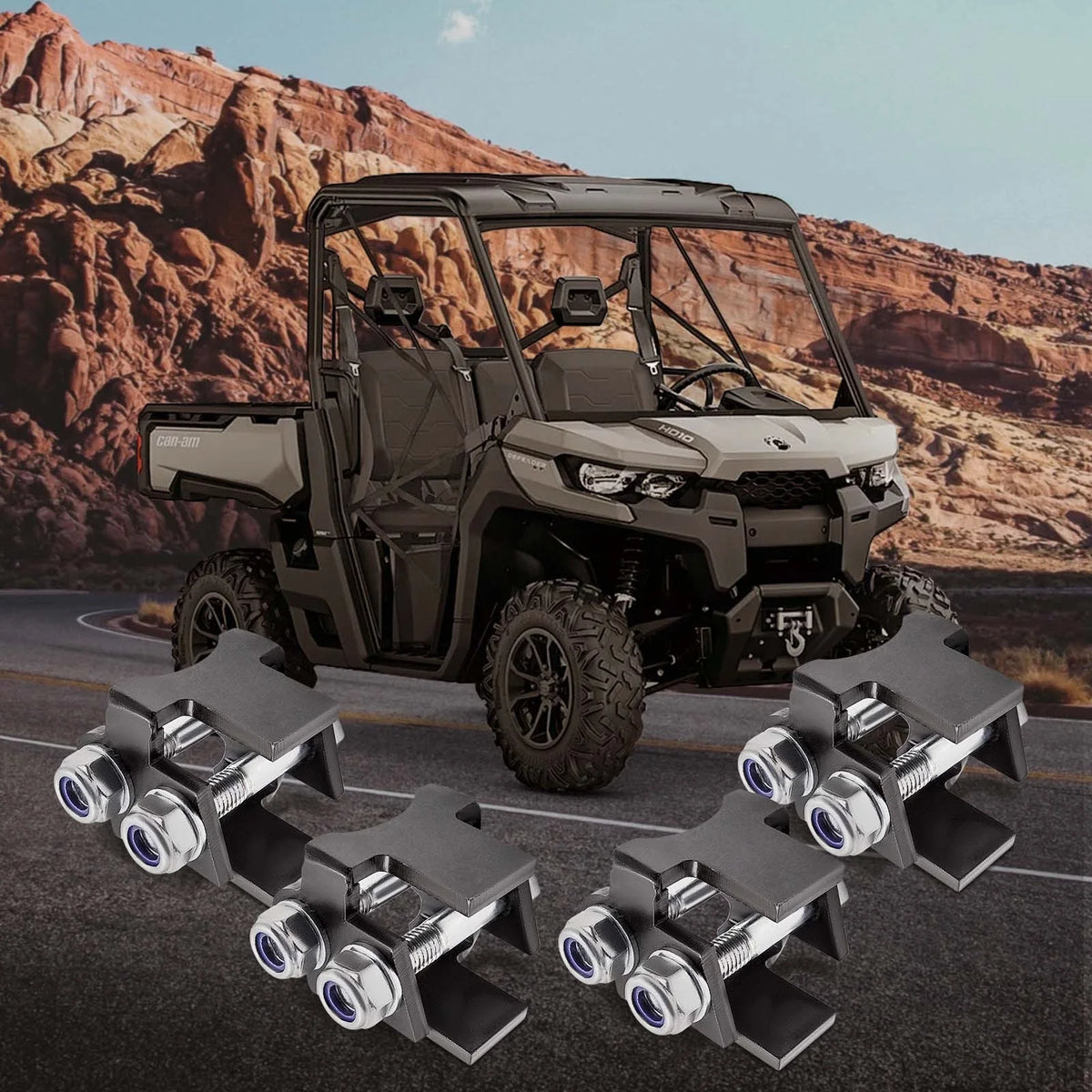 4x 2" Lift Bracket for Can-Am Defender XMR (2016–2019)