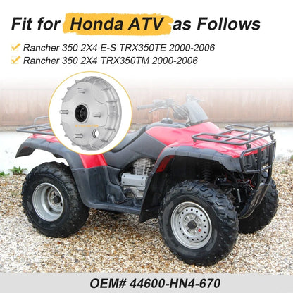 Front Brake Drum TRX350TE TRX350TM for Honda Rancher 350 2000-2006