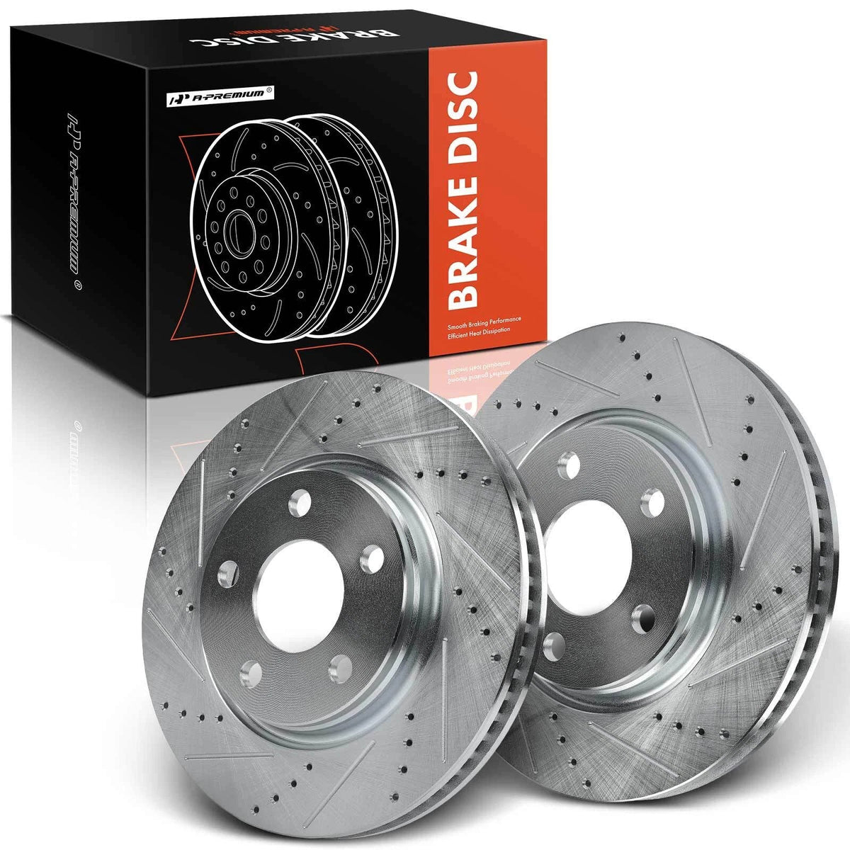 Front Drilled Brake Rotors for Buick LaCrosse (2005–2009)