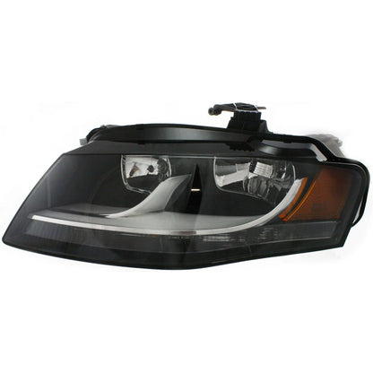 Left Right Headlight Set for Audi A4 Quattro (2009–2012) Halogen w/Bulbs
