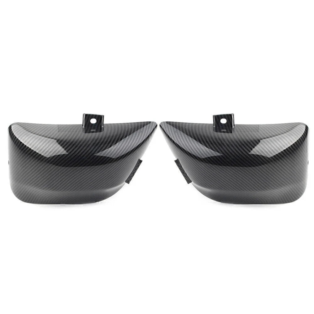 2X Carbon Fiber ABS Fairing Side Battery Cover for Yamaha Virago 400 500 (1986–1999)