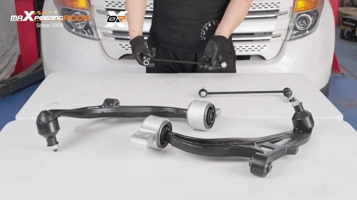 4X Front Lower Control Arm Kit with Ball Joint & Sway Bar Link for Ford Explorer (2011–2017)