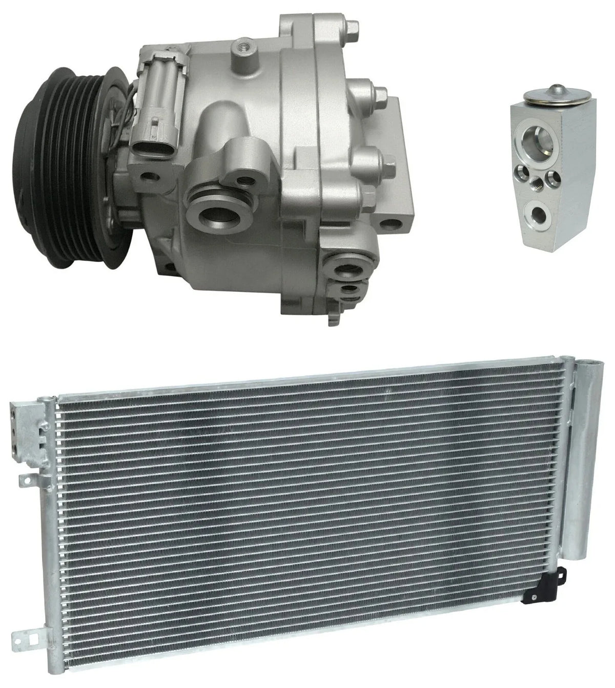 AC Compressor Kit With Condenser for Chevrolet Trax 1.4L (2014–2015)