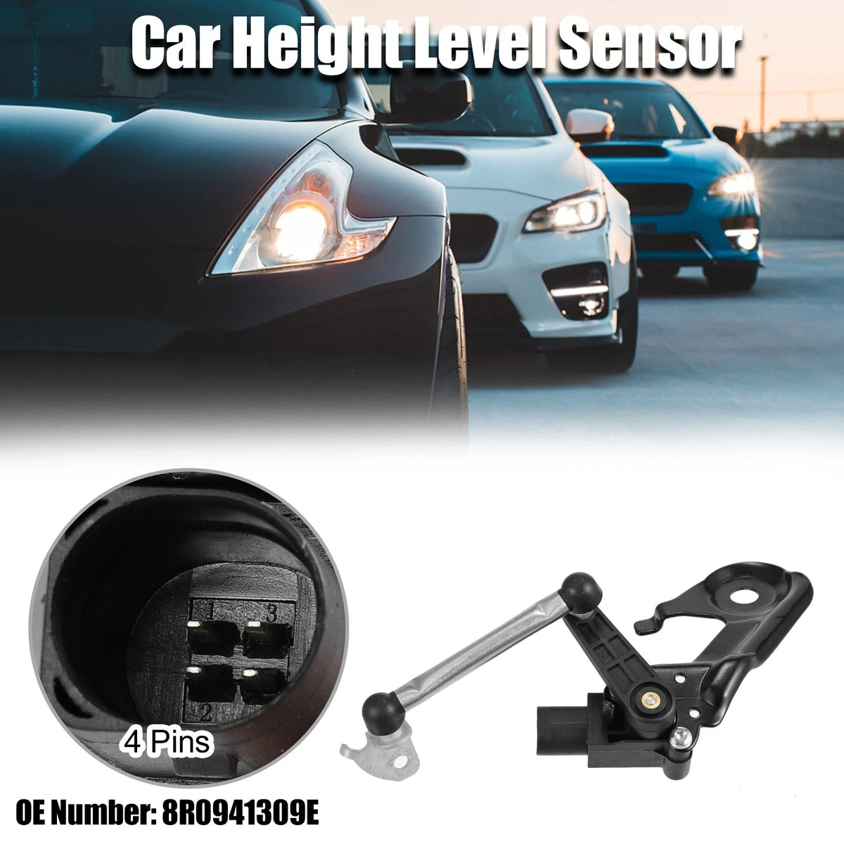 Car Height Level Sensor 8R0941309E for Audi A6 (2016–2018)