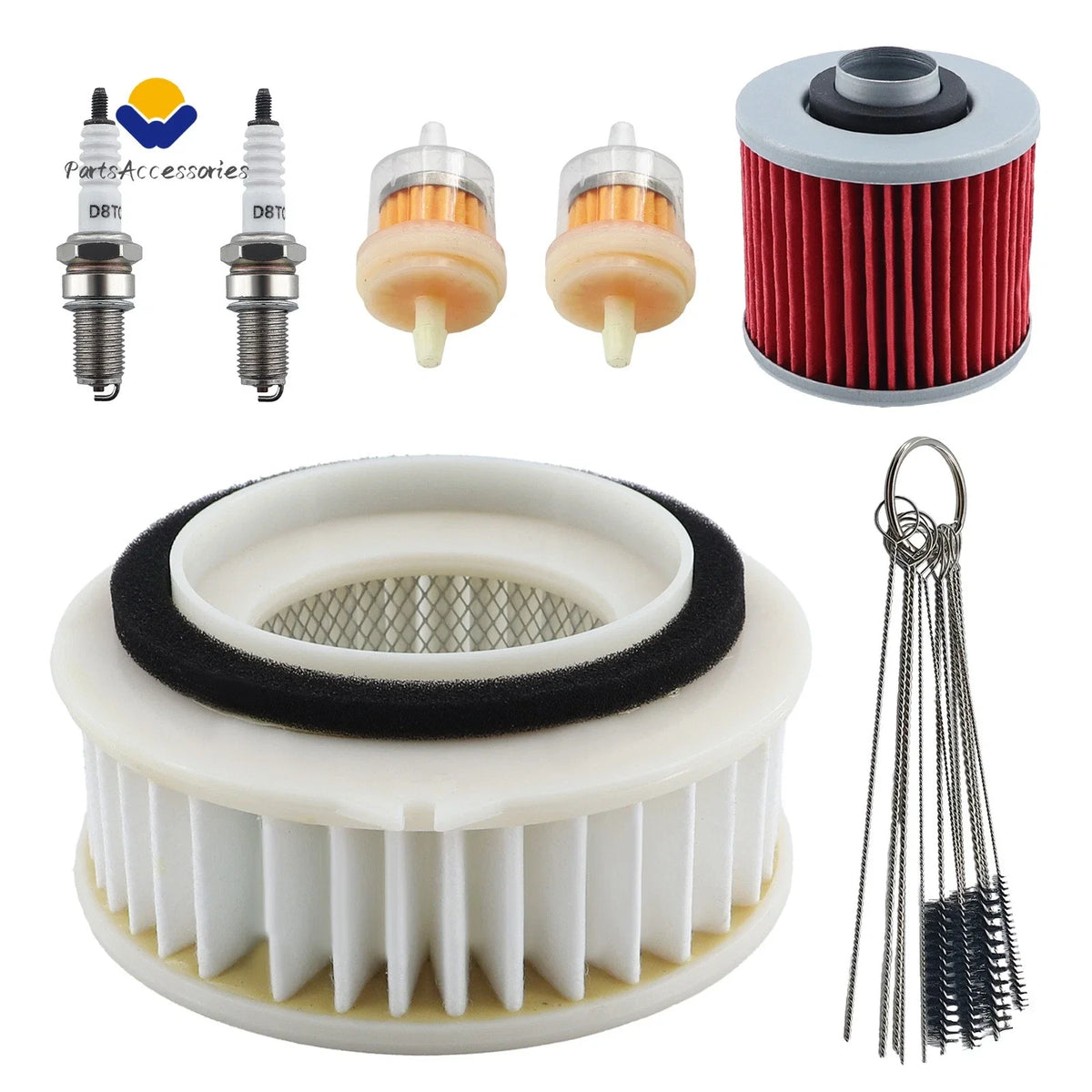 Oil Air Filter Spark Plug for Yamaha XVS650 V-Star 650 (1998–2011)