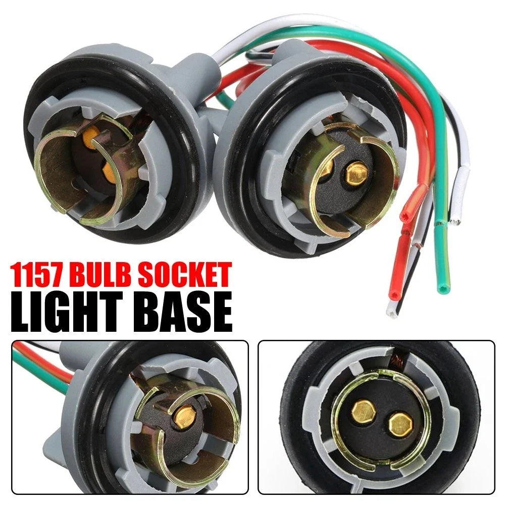 Female Socket Pigtail Wire 1157 - Universal Compatibility