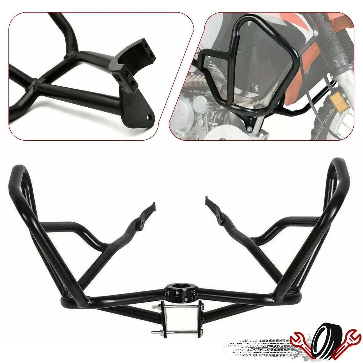 Crash Bars Engine Guards for Kawasaki KLR650 (1987–2018)