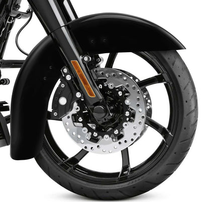 Front Fender Vivid Black for Harley Touring Road Glide 2014–2023