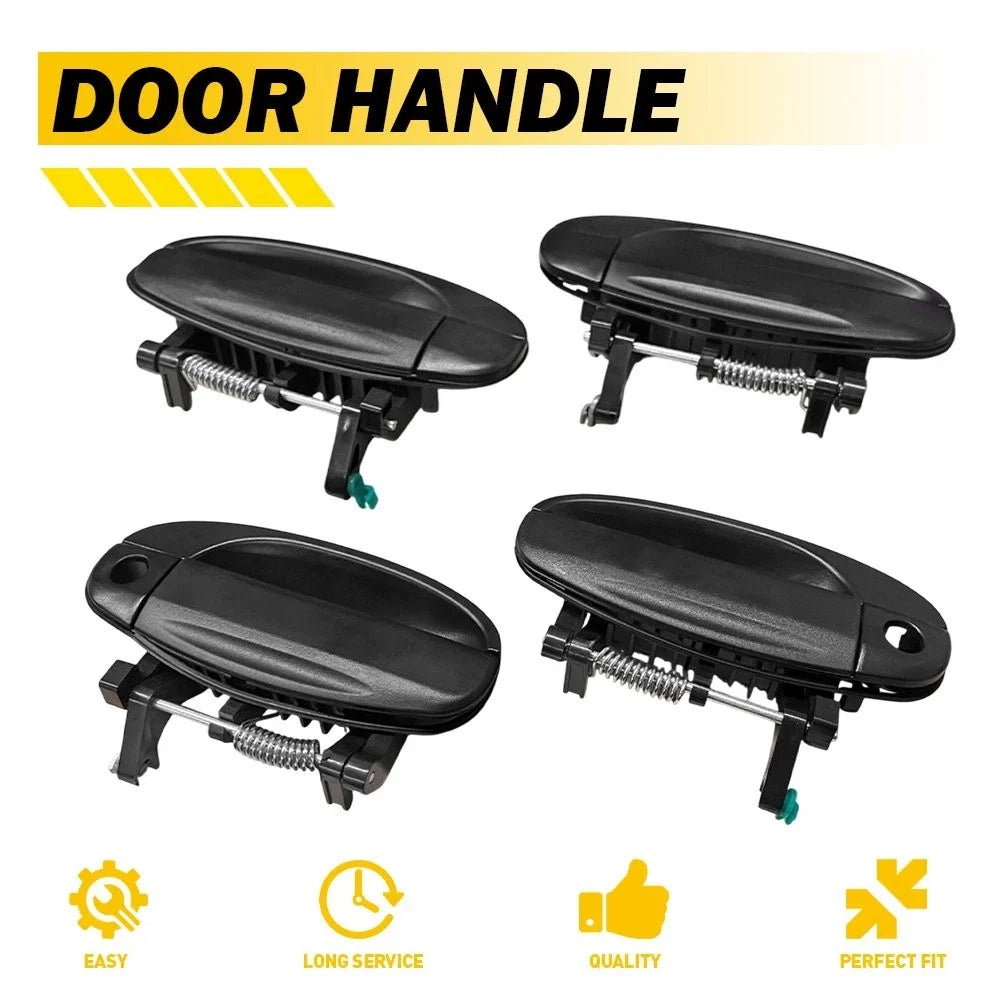 Set of 4 Exterior Door Handles for Aveo (2004–2011) Chevrolet