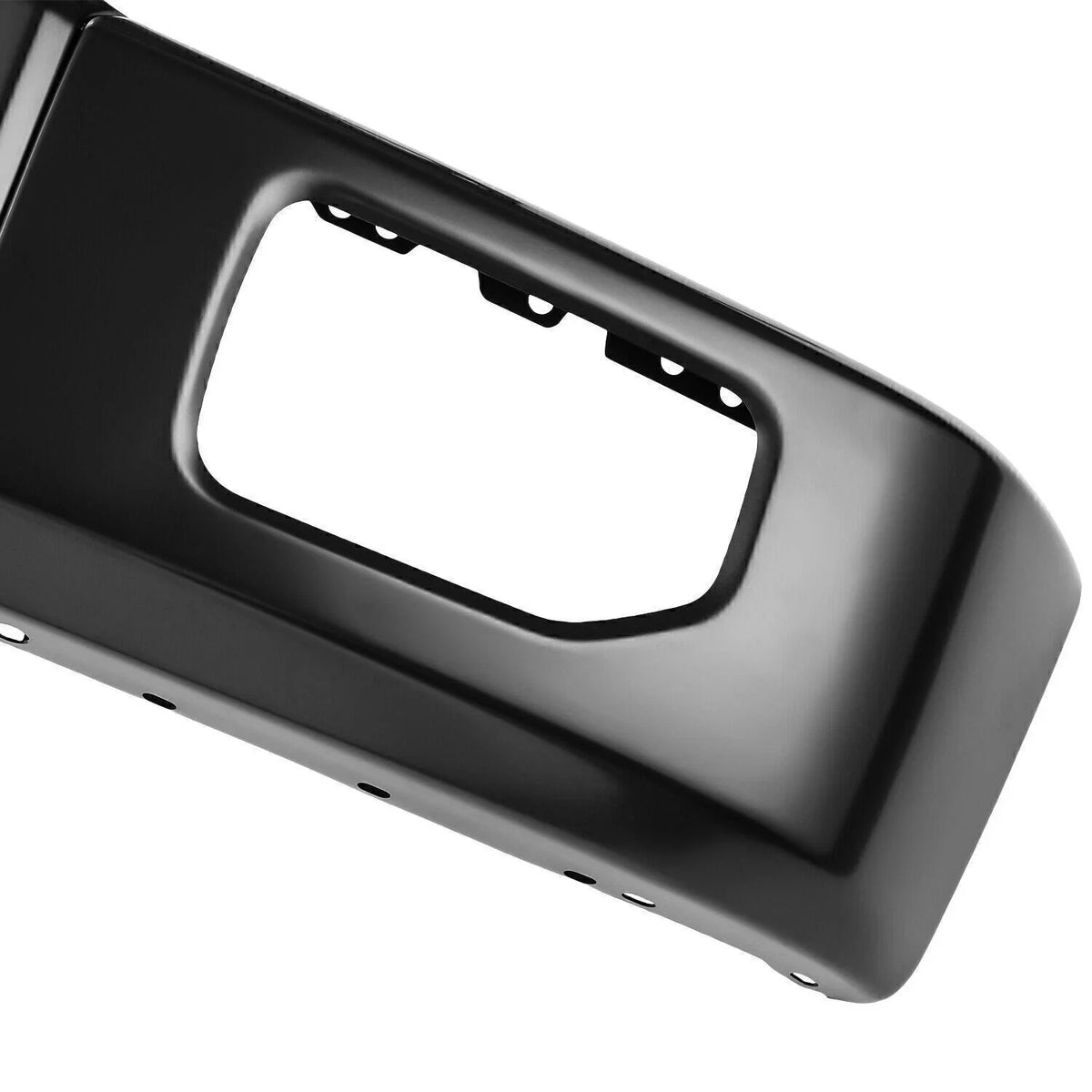 Front Bumper Face Bar for Ford F150 (2015–2017) W/Fog Light Hole, Black