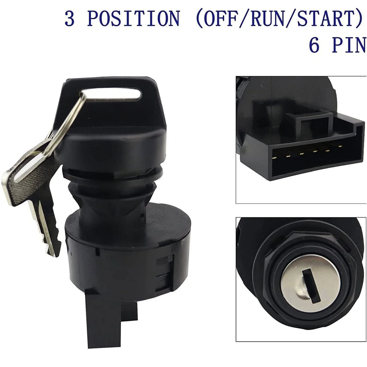 Starter with Key Switch & Relay for 2006-2008 Polaris Ranger 700 XP