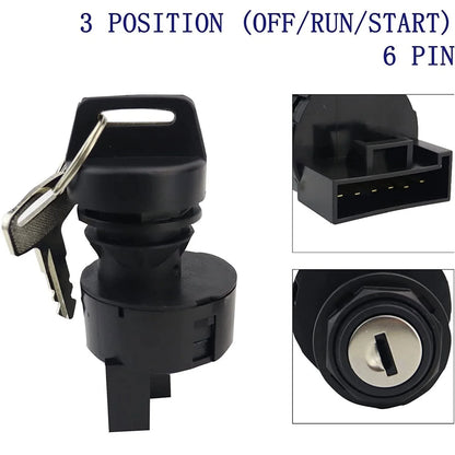 Starter with Key Switch & Relay for 2006-2008 Polaris Ranger 700 XP