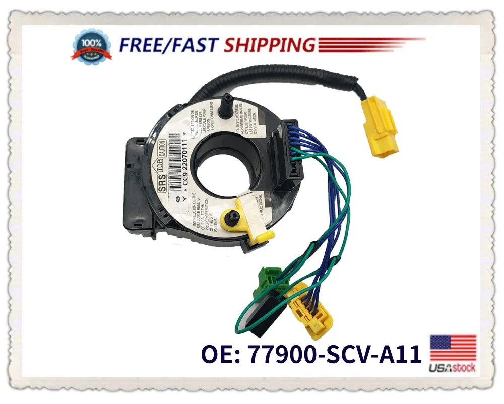 Spiral Cable Clock Spring 77900-SCV-A11 for Honda Element (2003–2005)