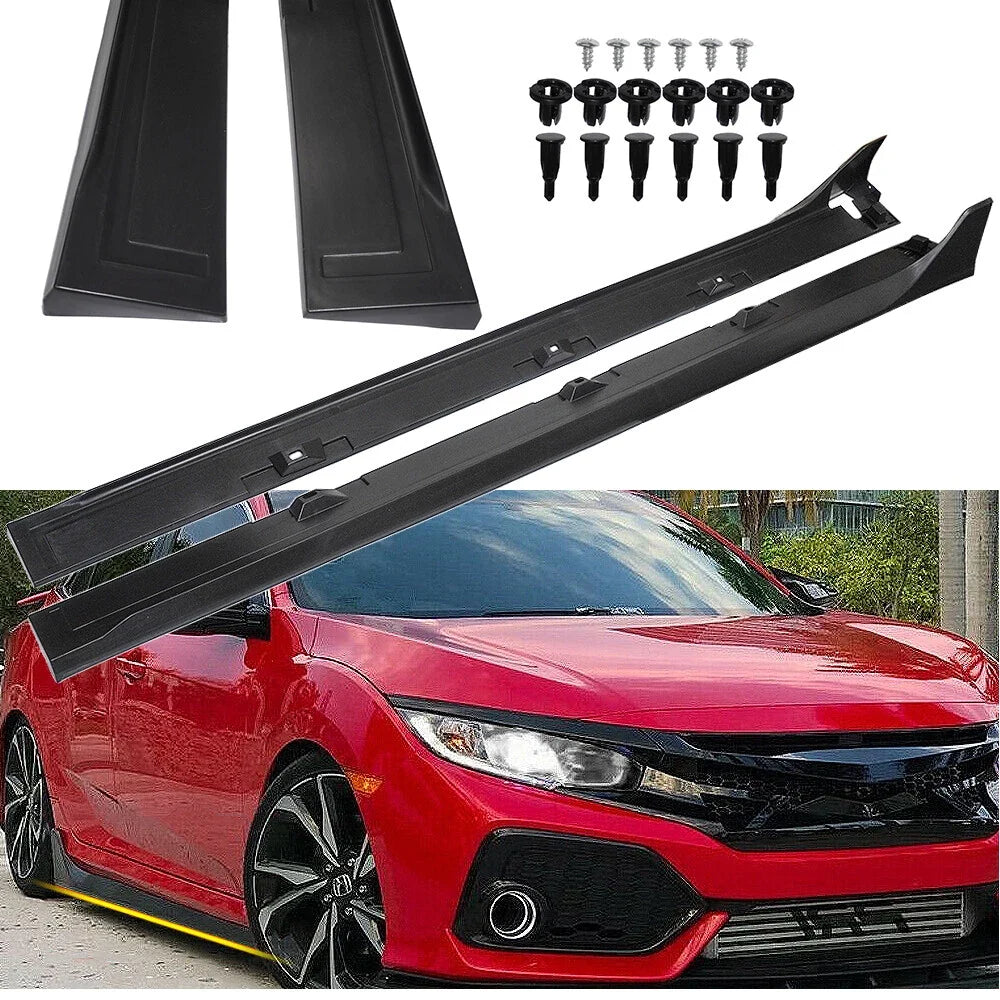 Side Skirt Extension for Honda Civic (2016–2021) Type-R Style