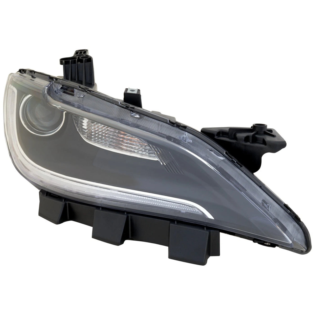 Headlight Kit for Chrysler 200 (2015) LH RH Halogen LED DRL Bumper Trim