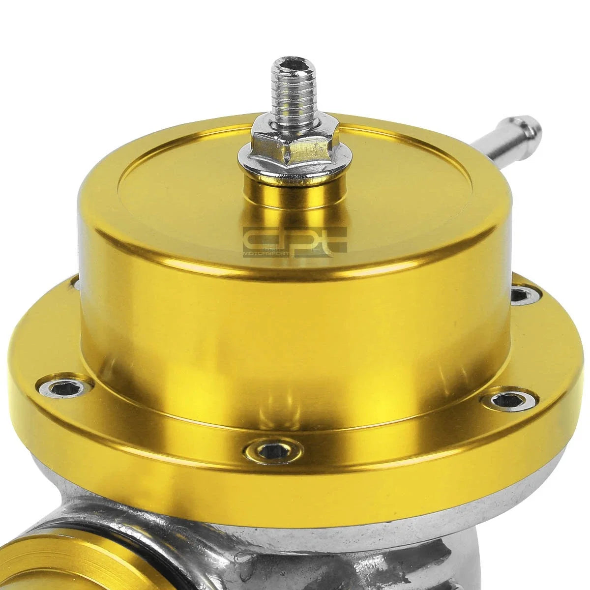 Universal Aluminum Gold S Style 2.5" Flange Turbo Blow Off Valve BOV 30 PSI