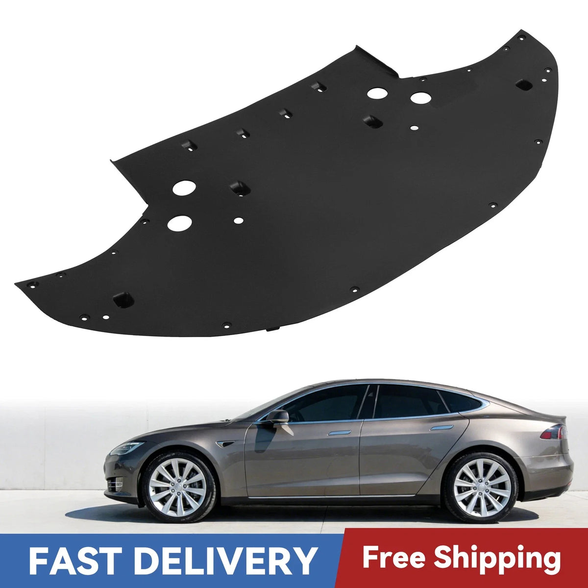 Front Splash Shield Under Cover for Tesla Model S 2016-2021