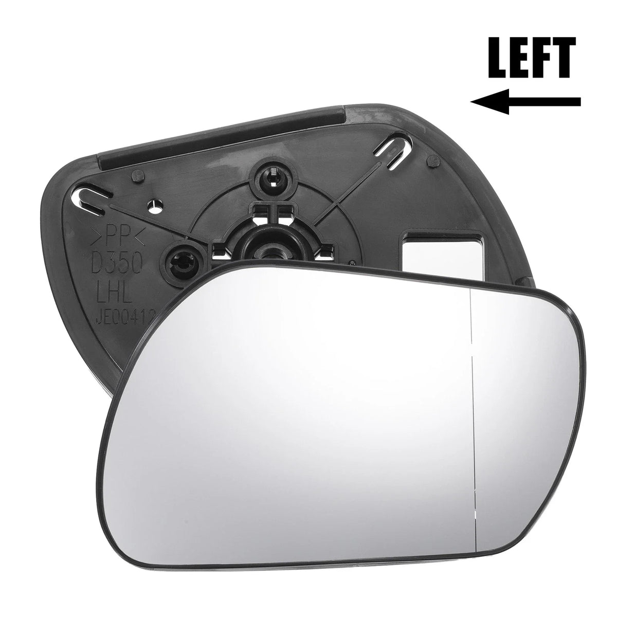 Left Side Mirror Glass w/ Backing Plate for Mazda 3 6 (2006–2008)