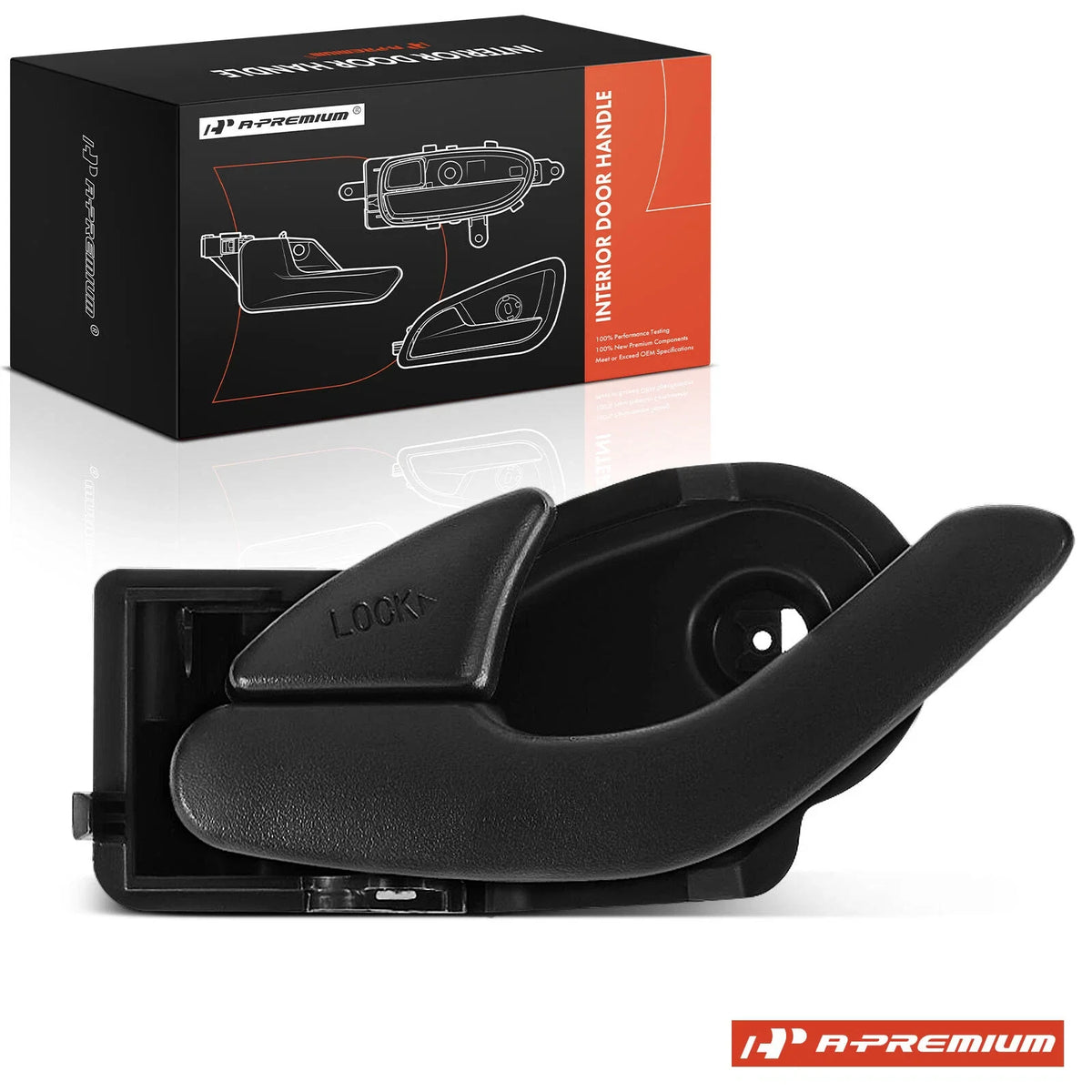 Driver Interior Door Handle for Ford Escape (2001–2007) Black Texture