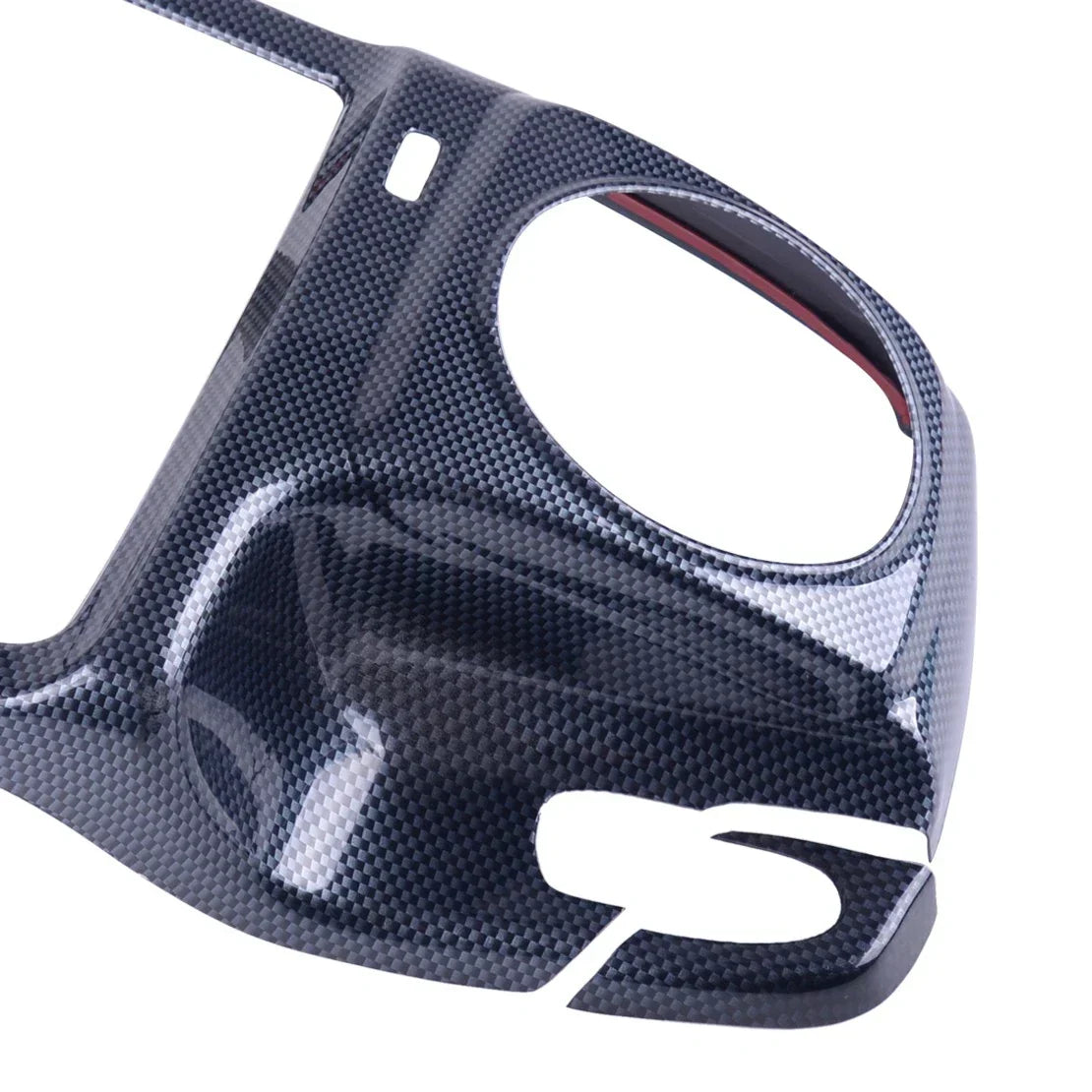 Gear Shift Bezel Cover - Carbon Fiber Style for Honda Civic