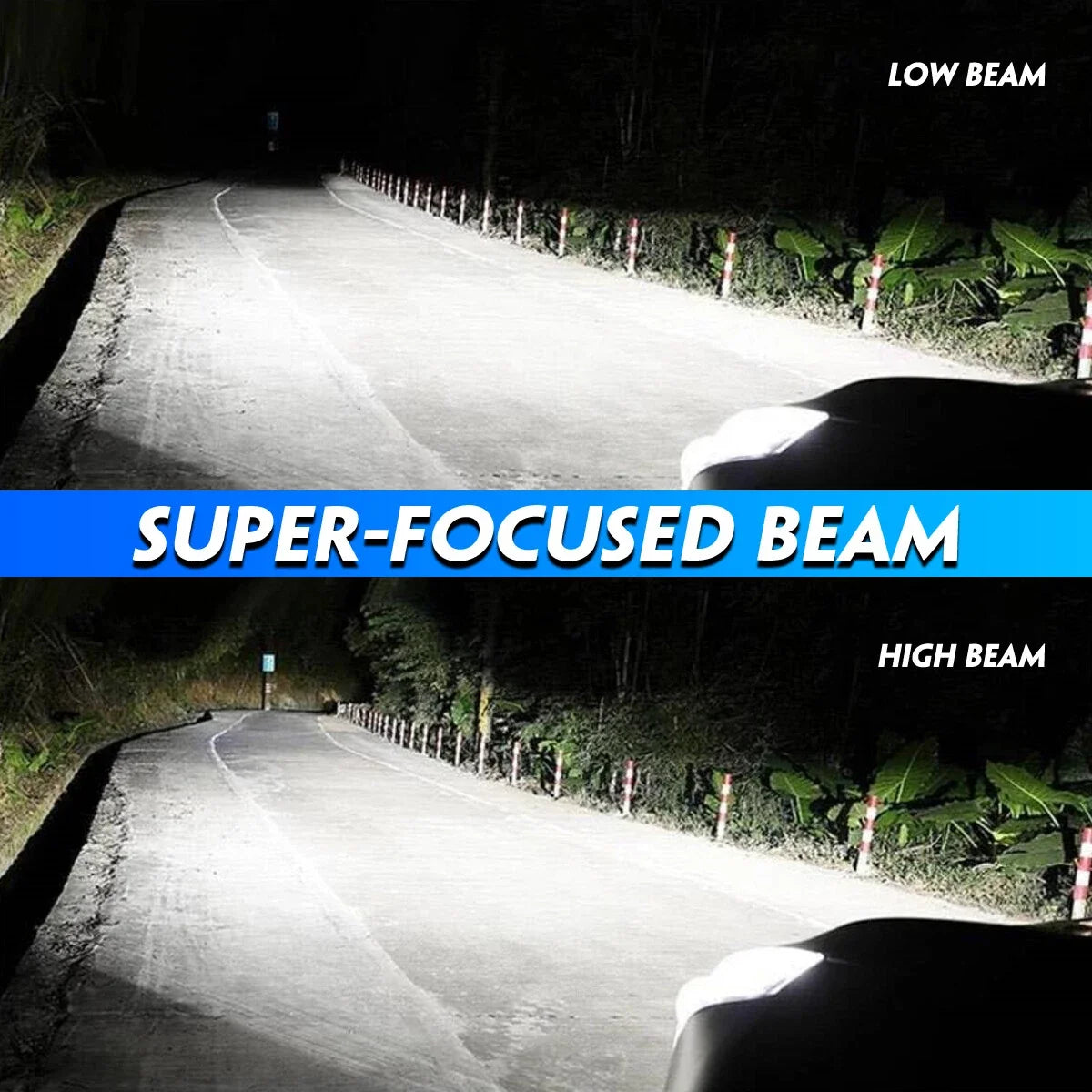 9006 HB4 Low Beam LED Headlight Bulbs Kit (8000LM)