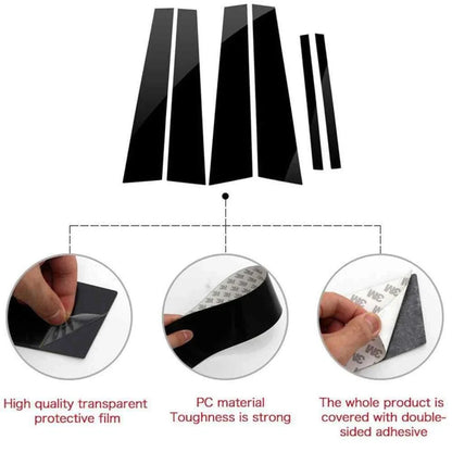 Window Pillar Posts Molding Set for Honda Civic Sedan (2006-2011)