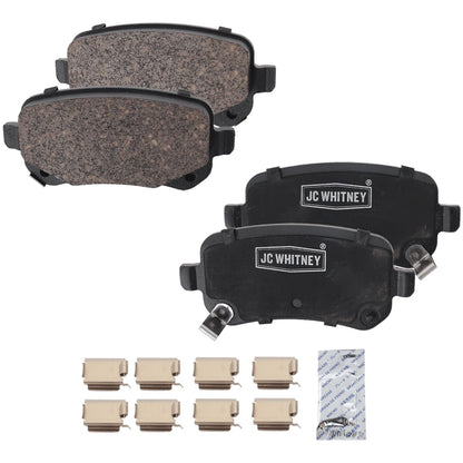 Rear Brake Disc Rotors and Pads Kit for VW Dodge Journey (2009–2020)