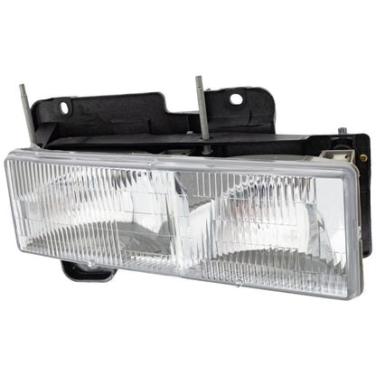 Headlight for Chevrolet C1500 (1988–1999) Passenger Side CAPA Composite