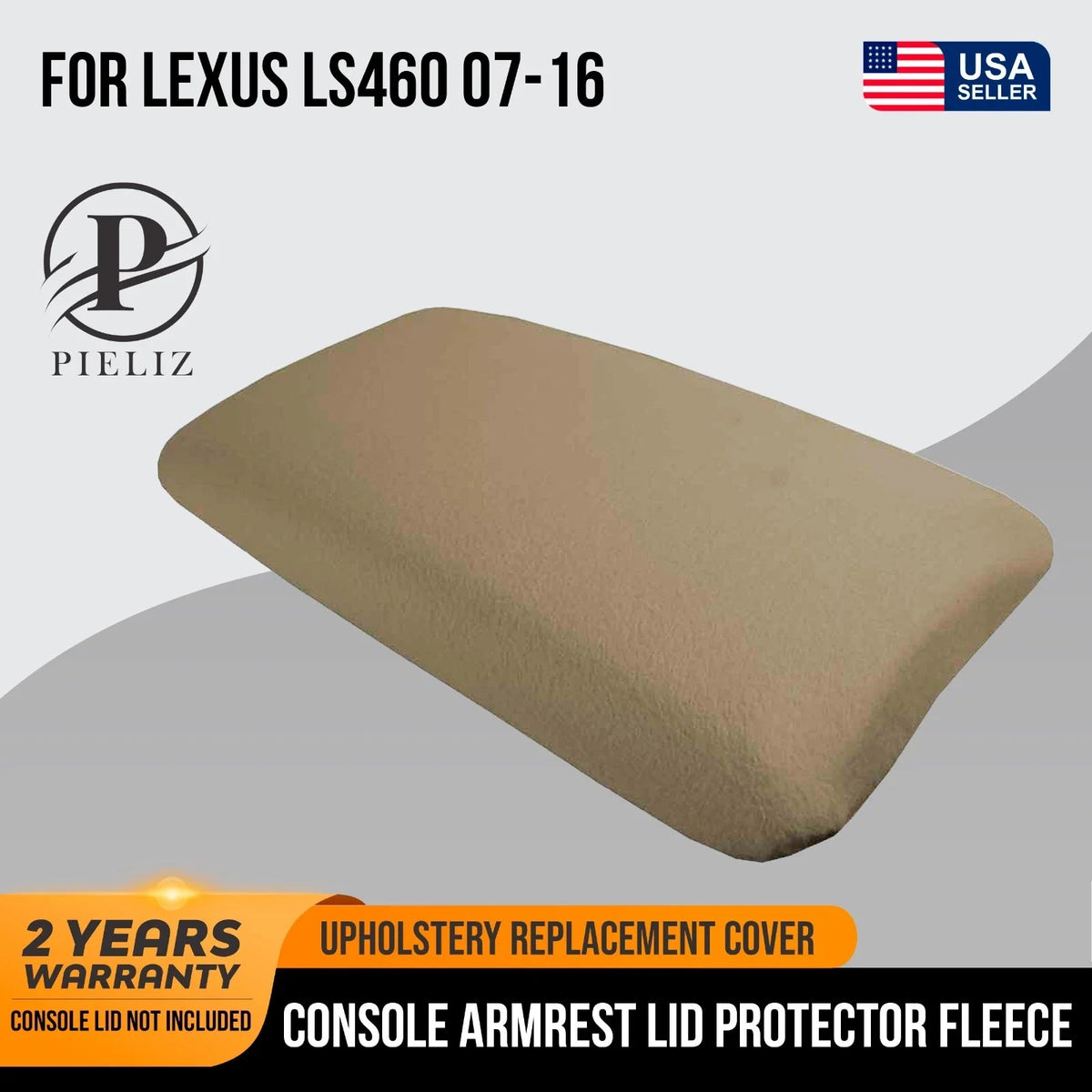 Center Console Armrest Lid Cover for Lexus LS460 (2007–2016) Beige