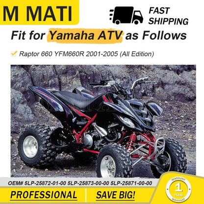 Front Brake Line Hose Kit for Yamaha Raptor YFM660R 2001-2005