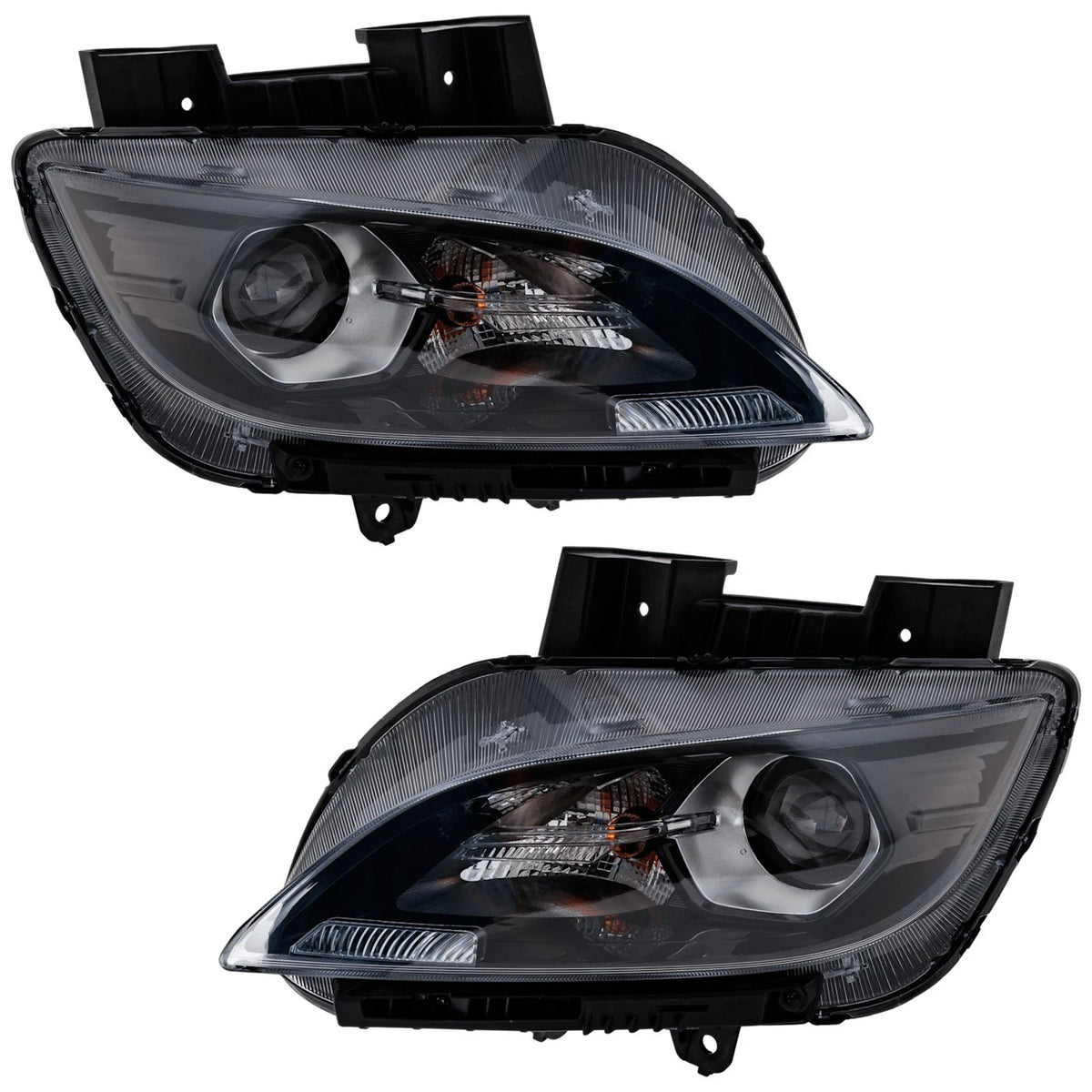 Set of 2 Headlights for Hyundai Kona (2022–2023) Halogen w/ Bulbs