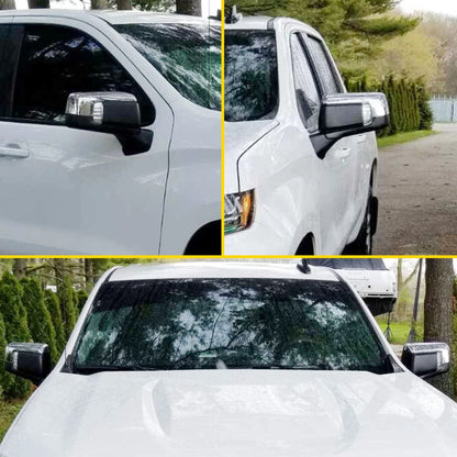 Mirror Cap Covers Set of 2 in Chrome for 2019-2024 Chevy Silverado 1500