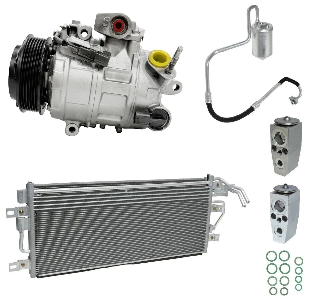 AC Compressor Kit With Condenser for Police Interceptor 3.5L (2015)