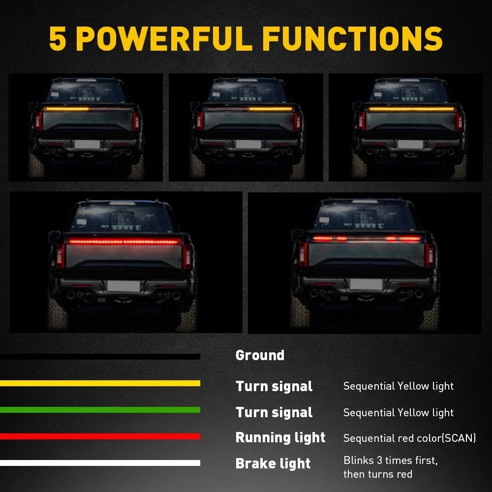LED Tailgate Light Strip (60") for Chevrolet Silverado 1500 2014-2023
