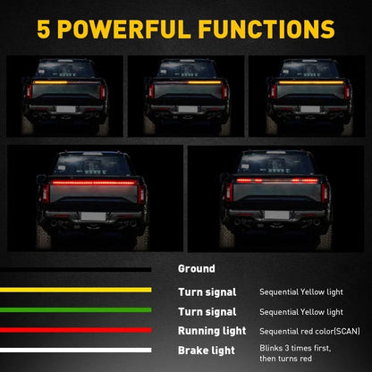 LED Tailgate Light Strip (60") for Chevrolet Silverado 1500 2014-2023