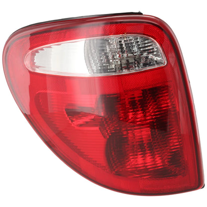 Halogen Tail Light for Dodge Grand Caravan (2001–2003) Left Clear Red w/ Bulb