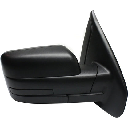 Textured Black Right Mirror - Manual Folding for Ford F-150 2011-2014