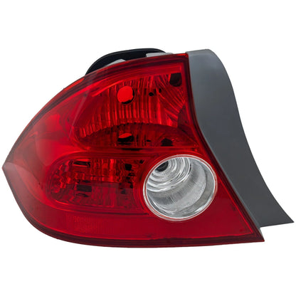 Driver Side Tail Light for Honda Civic Coupe (2004–2005) Halogen