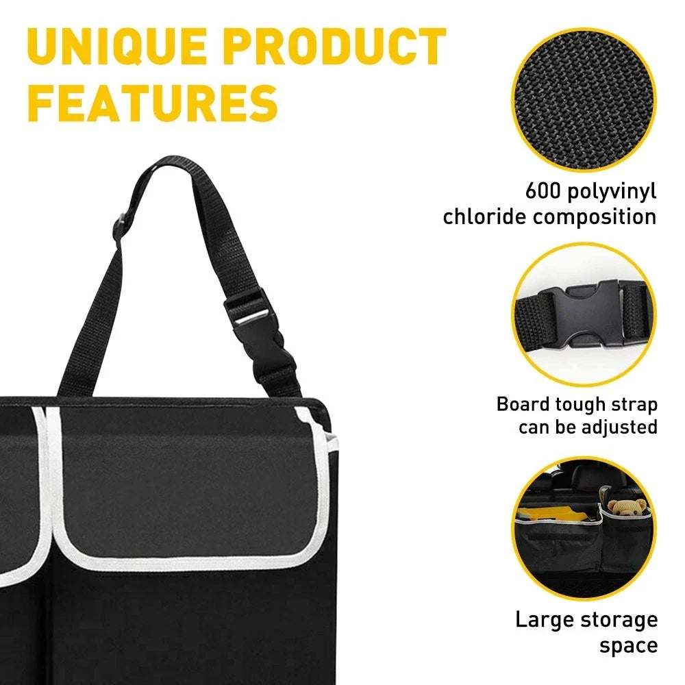 Trunk Organizer for Car (4 Pocket)