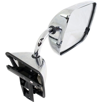 Chrome Manual Mirrors Set of 2 for Dodge D250 (1988-1993)