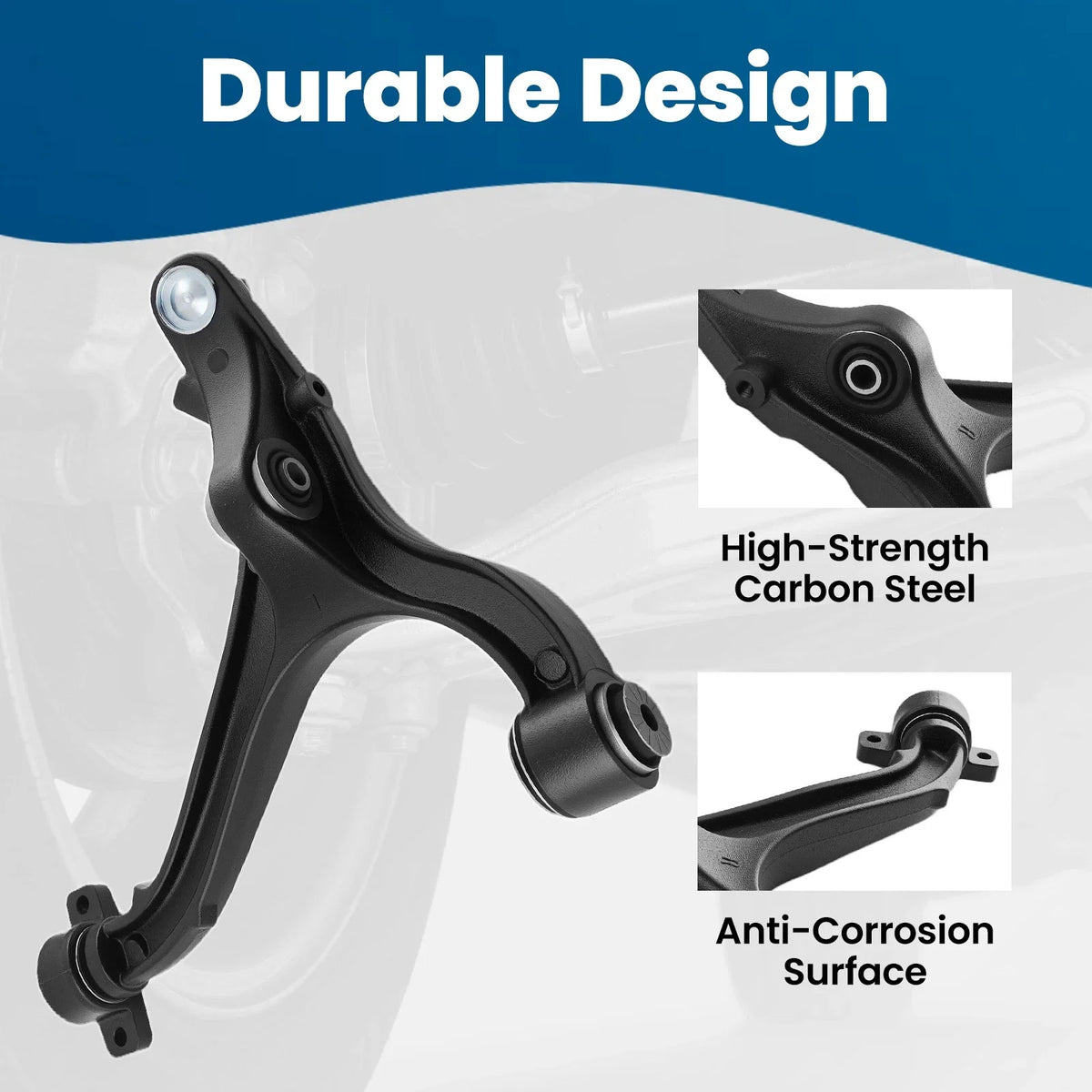 8x Front Control Arms Stabilizer Bars for Jeep Commander Grand Cherokee (2005–2010)