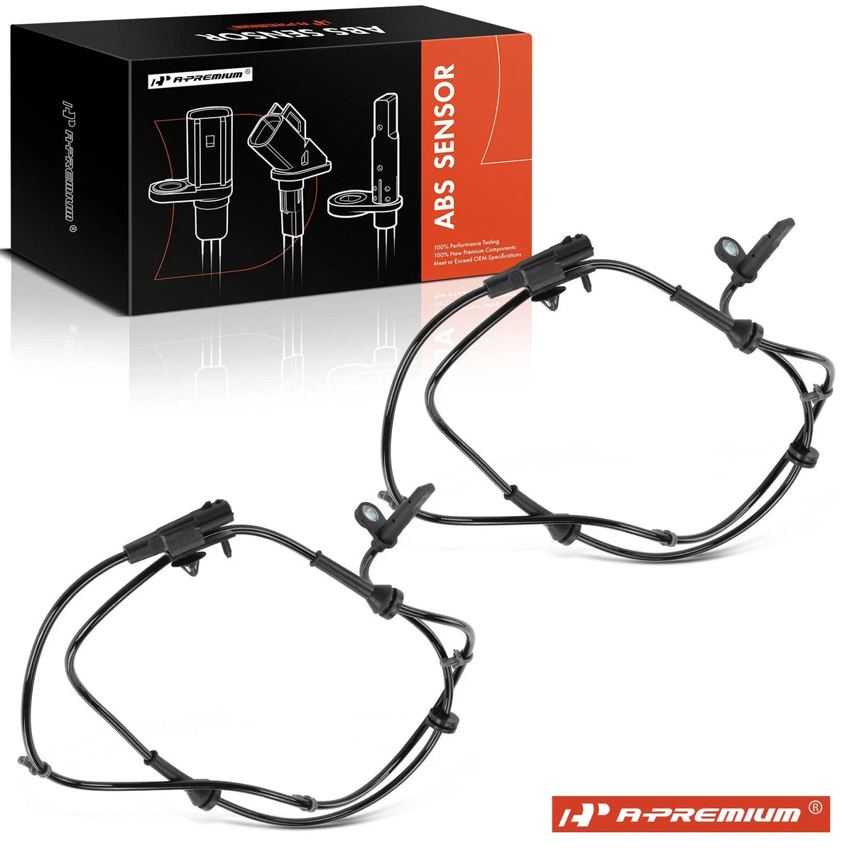 2X Front ABS Wheel Speed Sensor for Infiniti Q50 Q60 (2014–2022)
