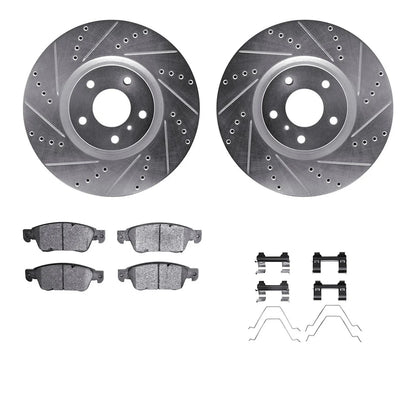 Coupe Sedan Brake Disc & Pad Kit - 2X Included